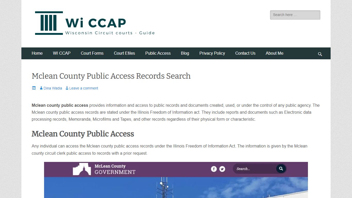 Mclean County Public Access Records Search - wiccap court ...